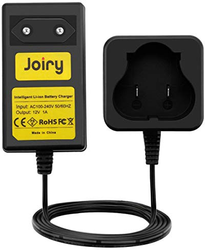 Joiry 10.8-12V Li-ion-Caricabatterie, per Black & Decker BL1110 BL1310 BL1510 LB12 LBX12 LBXR12Batteria (NON per Ni-MH/Ni-Cd Batteria)