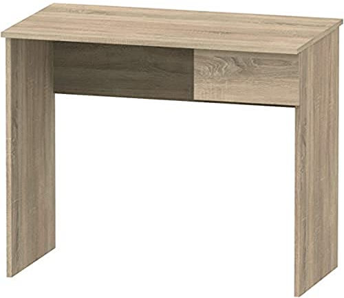 MUEBLES PITARCH | Escritorio, Mesa con Cajón de Ordenador, Juvenil de Estudio, Roble Cambrian, 75x90x50cm (Alto x Ancho x Fondo) Colección Tibet