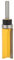 Router Bit, T-Shape Bearing Flush Trim Router Bit, with 1/4in Round Straight Shank, Woodworking Milling Cutter, for Wood Slotting Trimming, Yellow