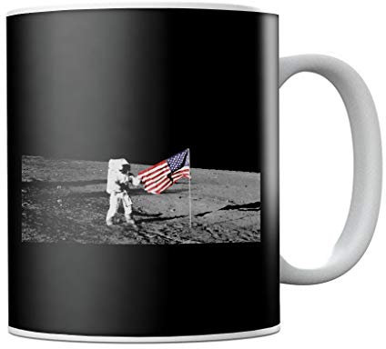 Nasa Moon Landing Flag Mug