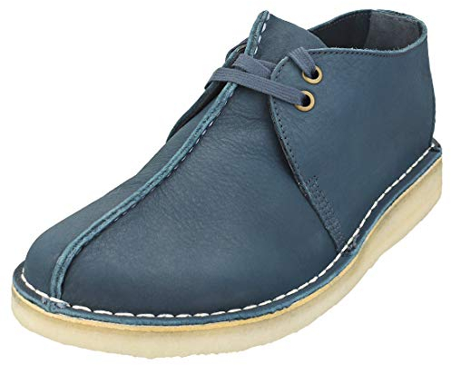 Clarks ORIGINALS Uomo Desert Boot Suede Marrone Stivali, blu navy scamosciato, 41.5 EU
