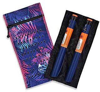 Kaio-Dia Dia-Cool Kühltasche für Insulin-Pens und Medikamente - Verdunstungskühlung bis zu 12°C für 48 Stunden - Palm Breeze