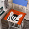 Hiseng Sitzkissen Tatami Stuhlkissen Quadrat Tier Drucken Weiches Dickes Matratzenkissen Bodenkissen Sitzpolster für Esszimmer/Küche/Terrasse/Stuhl/Bank (Zebra,40x40cm)