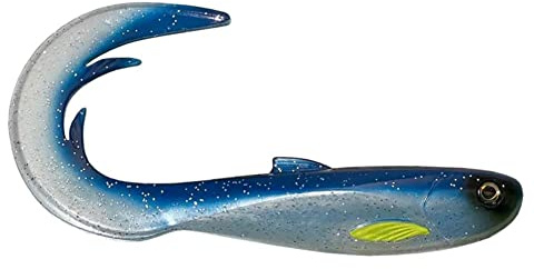 Headbanger Firetail - 17cm - 56g Hechtköder Twister Farbe Blue Pearl