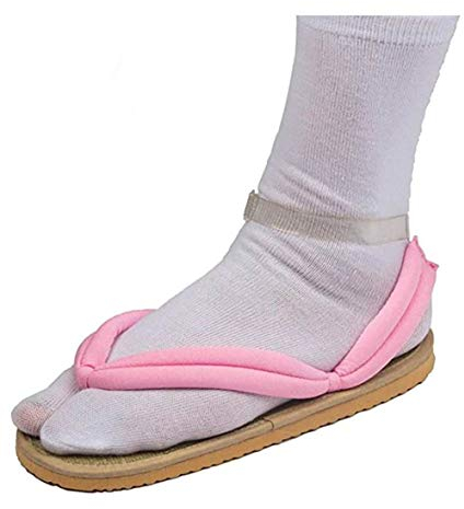 Todoroki Shoto Anime Unisex Cosplay Clog Schuhe Kochou Shinobu Geta Hausschuhe Japanische Flip Flops, Pink, 10-11 Women/8.5-9.5 Men