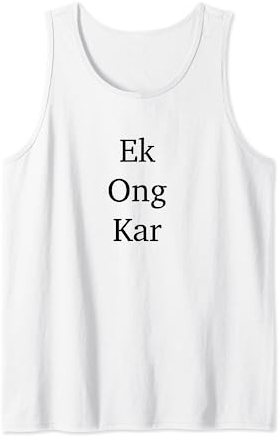 Kundalini Yoga Mantra Ek Ong Kar Waheguru Wisdom Tank Top