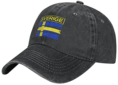 778 Baseballkappe Sverige Schweden Schwedische Flagge Basecap Verstellbare Dad Hat Unisex Baseball Kappe Für Outdoor Sport Running
