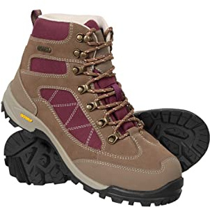 Mountain Warehouse Storm Womens Waterproof Boots - Breathable Ladies Shoes, Quick Drying, Durable Footwear, Rubber Outsole - For Spring Summer, Hiking, Travelling Brown Womens Shoe Size 8 UK
