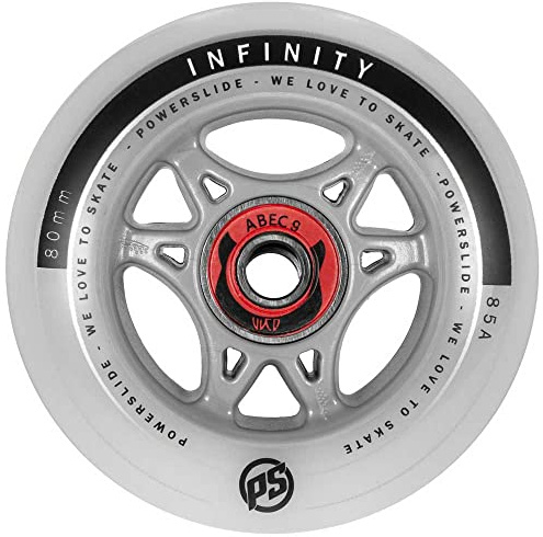 Powerslide Infinity 80 RTR 4er Rollenset 2025 inkl. ABEC 9 + Spacer
