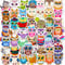 Mistree 50 Eule Aufkleber Kinder, Wasserfeste Sticker zum Kleben Kinder, 5 CM