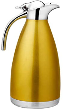 BESTonZON Pentola Termica in Acciaio Inossidabile 1 5 L Bollitore a Doppio per Casa E Ufficio