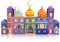 Ramadan Kalender Boxen Ramadan Kalender Zum Befüllen Mit 30 Bunte Box Und 3 Dach, Ramadan Deko Ramadan Kalender Kinder Ramadan Adventskalender, Ramadan Dekoration Eid Mubarak Geschenkbox