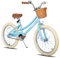 JOYSTAR 20 Zoll Kinderfahrrad für Kleinkinder 6-9 Jahre Mädchen, Mädchenfahrrad mit Fahrradständer & Korb,Blua…