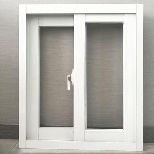 Ventana Ventanas Correderas Ventana De Sótano De 60 Cm De Ancho, Ventilación De Ventanas Corredizas Horizontales Para Garaje, Baño En La Azotea, Tragaluz De Reemplazo De Ventana Pequeña(White,WxH 24x5