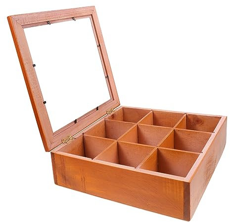 AOKWAWALIY Boîte en bois - Porte-bijoux - Armoire à pharmacie - Plateau à bijoux - Plateau à boucles d'oreilles - Dos du panier de rangement de toilettes - Plateau vintage - Plateau cosmétique - Café
