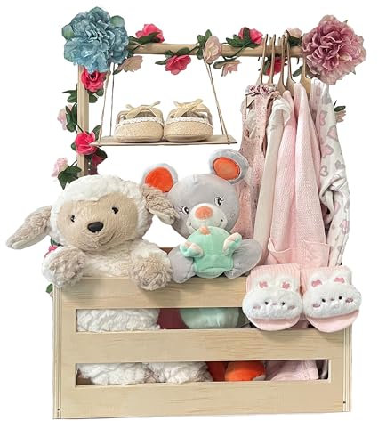 Korb für Babypartys mit Aufhänger