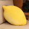 Obst Plüschtier Stofftier, Niedlichen Kuscheltier Früchte, zum Spielen und Kuscheln, Weiches Schmusetier für Mädchen, Jungen, Babys (45 cm,Zitrone)