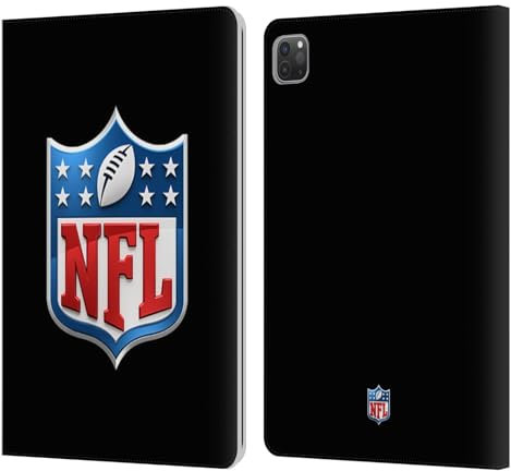 Head Case Designs Licenza Ufficiale NFL 3D Scudo Custodia Cover in Pelle a Portafoglio Compatibile con Apple iPad PRO 11 2020/2021 / 2022