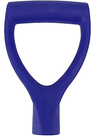Grcfumo Spatenstiel, 32 mm Innendurchmesser, Kunststoff-Spatenstiel, Schaufel, D-Griff-Griff, Spaten, Schneeschaufel, Graben, Rechen, Werkzeuge für Schneeschaufel, Graben, Rechen (Tiefblau)