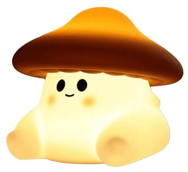 Wpsagek Pilz LED Lampe | Dimmbares Pilz-Nachtlicht Mit Sensor | Hautfreundliche Sanfte Deko Für Zimmer, Home-Office, Kinderzimmer, Mädchen-Schreibtisch Und Kindertisch