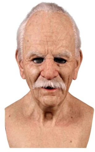 Générique Masque Effrayant en Forme De Crâne d'halloween,Masque Halloween Homme Horreur Complet Latex Costume Scream Scary Mask Adulte Visage d'horreur Adultes Homme Femme