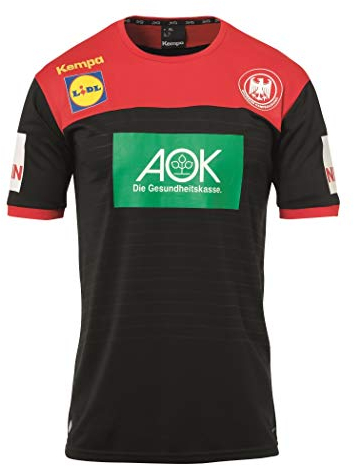 Kempa Kinder Dhb Away Trikot, schwarz, 128