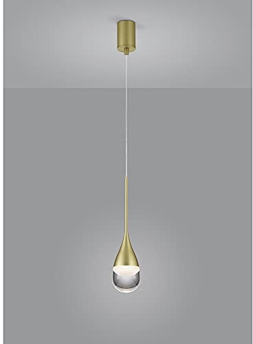 Helestra Deep Pendelleuchte LED 1-flammig, gold matt