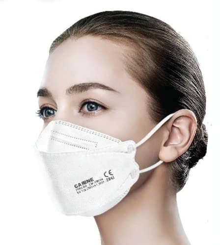 Carine FFP2 NR FISCHFORM Masken WHITE (WEISS) 10 Stk-CE2841Norm EN149:2001+A1:2009 Hygienisch Einzeln Verpackt German Quality aus Deutschland