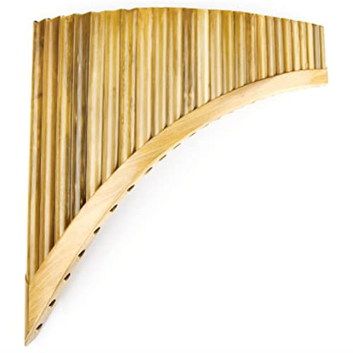 KESHUO 25 Rohre C Key Pan Flöte Musikinstrument Wasser Bambusflecken Pan Flöte Studentische Panflöte (Color : Right-Hand)