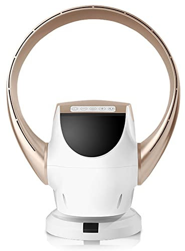 YFZN Ventilador De Pared Sin Aspas, con Control Remoto/Temporizador, Velocidad del Viento De 8 Velocidades, Pantalla Táctil Grande, Ajuste De Ángulo De 180°, Suministro De Aire Oscilante De 90°