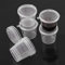 Contenedores de Alimentos Taper Plastico,Taper Plastico,100 PCS Envases de Plastico con Tapa Vasos de Plástico a Prueba de Fugas