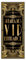 Goldenen 1920er Gatsby Themenparty Türabdeckung 72x30 Zoll - Speakeasies VIP Entrance/Speakeasy VIP-Eingang