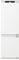 Fridgemaster MBC55252NE Built in Fridge Freezer, Dual cooling system, Convert function, Electronic touch control, E rated, 54.5D x 54W x 177.2H cm, White