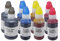 Eurotone GI-590 GI590 kompatible Tinte für Canon PIXMA G1500 G1501 G1510 G2500 G2501 G2510 G3500 G3501 G3510 G4500 G4510 G4511 Drucker, Multipack 8 Farben (2X Schwarz/2xCyan/2xMagenta/2xGelb)