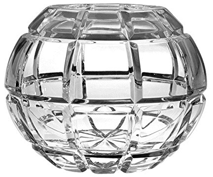 Barski European Hand Cut - Crystal Rose Bowl - Blossom Design 6 D
