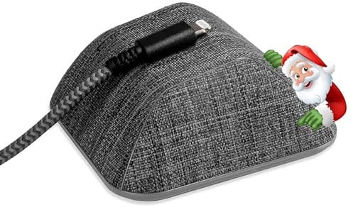 Smartish Magnetic Cable Manager - Cable Wrangler Magnet Base Cord Organizer for Your Nightstand (Silk) - No. 2 Pencil Gray SLK-MB-GRAY