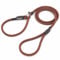 Bunty Rope Slip Lead for Dogs, Extra-Large | Anti Pull Dog Lead, One-Size-Fits-All, Durable Woven Nylon Ideal for All Dogs - No Pull Training Aid No Collar Needed - XL 120cm Brown