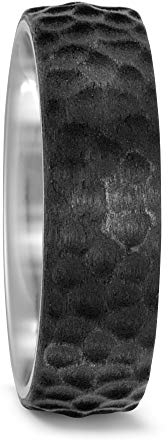 Titanfactory Titan Trauring 52485 mit Carbon Herrenring