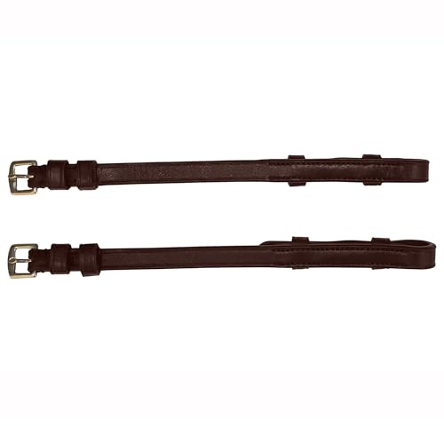 Collegiate ComFiTec Cheek Pieces, Brown, Cob