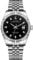 BUREI Montre pour Homme Mécanique Montres Remontage Automatique Montre pour Homme Décontracté avec Verre Saphir et Doré écran (Noir Argent)