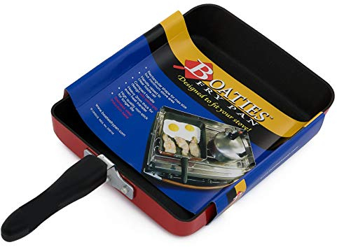 Boaties Frying Pan, Red, 250 x 200 x 45 mm