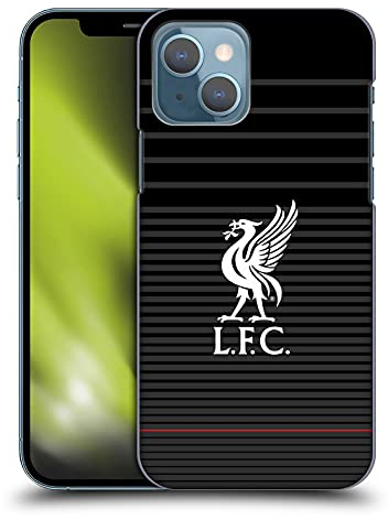 Head Case Designs Offizielle Liverpool Football Club Kit Weiss Und Schwarz Liver Bird Harte Rueckseiten Handyhülle Hülle Huelle kompatibel mit Apple iPhone 13