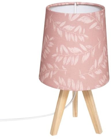 Atmosphera - Lampe trépied enfant Jungle - rose H24 cm