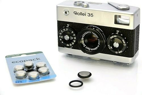 Ausgeknipst Batterie 6X Battery & 2X Adapter Typ 675 zu PX625 für Rollei 35 35S 35T