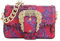 Borse Donna Fuxia Borsa a tracolla con fantasia Logo Couture e fibbia baroque UNI