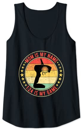 Damen Slotcar Rennen RC Auto Drag Rennen Mom 1:24 Is My Game Tank Top
