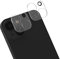 kwmobile Camera Lens Protector Compatible with Apple iPhone 13 / iPhone 13 mini (2 Pack) - Clear Tempered Glass Phone Lenses Protectors