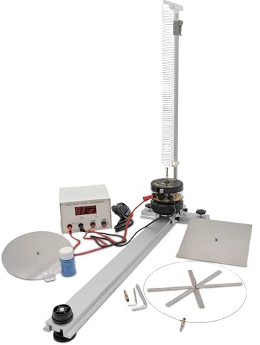 GSC International WVGEN-DLX: Mechanical Wave Kit – Explore Waves, Sound, Vibrations & Interference – Includes Sine Wave Generator, Driver, Chladni Plates & More – STEM Physics Classroom Learning Tool