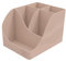 Exacompta - Réf. 69531D - 1 Pot à crayons Pen Wave Skandi Nude - 5 compartiments - 4 compartiments hauts pour les grands ustensibles et 1 compartiment bas pour les petits ustensiles