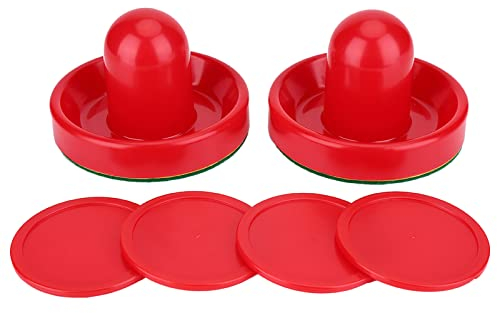 VGEBY Air-Hockey-Schieber, Kunststoff, Leichte Torwart-Eishockey-Schieber, Pucks-Set, Griffe, Drücker, Ersatz für Tischspiele (Große Größe 96 mm)